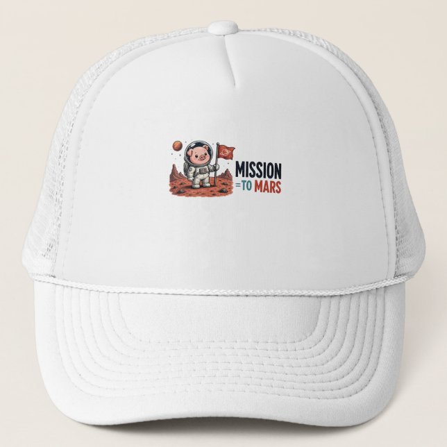 Casquette Mission To Mars Space Pig (Devant)