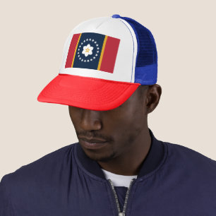 Casquette Mississippi : le drapeau de l'État américain du Ma