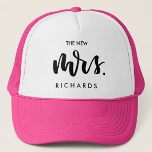Casquette Mme faite sur commande personnalisée de mariage de