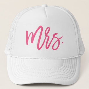 Casquette Mme Pink Chic Script