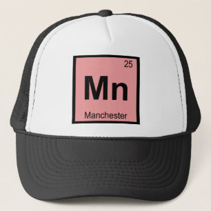 Casquette Mn - Symbole de chimie du New Hampshire de Manches