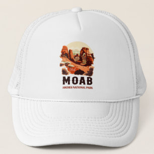 Casquette Moab Arches National Park Utah Delicate Arch Retro