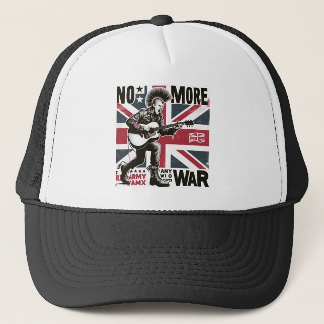 Casquette Mode anti-guerre T-shirt de base pour hommes (Devant)