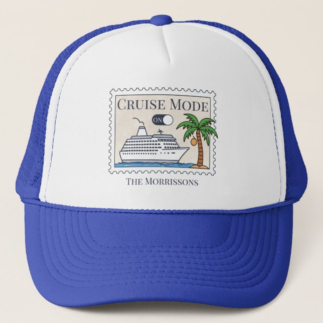 Casquette Mode Croisière Sur Personnalisé (Devant)