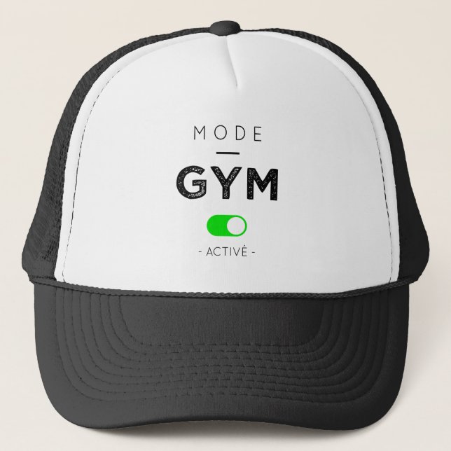 Casquette Mode de gym actif (Devant)