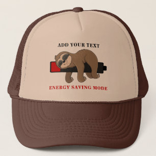 Casquette Mode économie d'énergie   Funny Modèle de fentes
