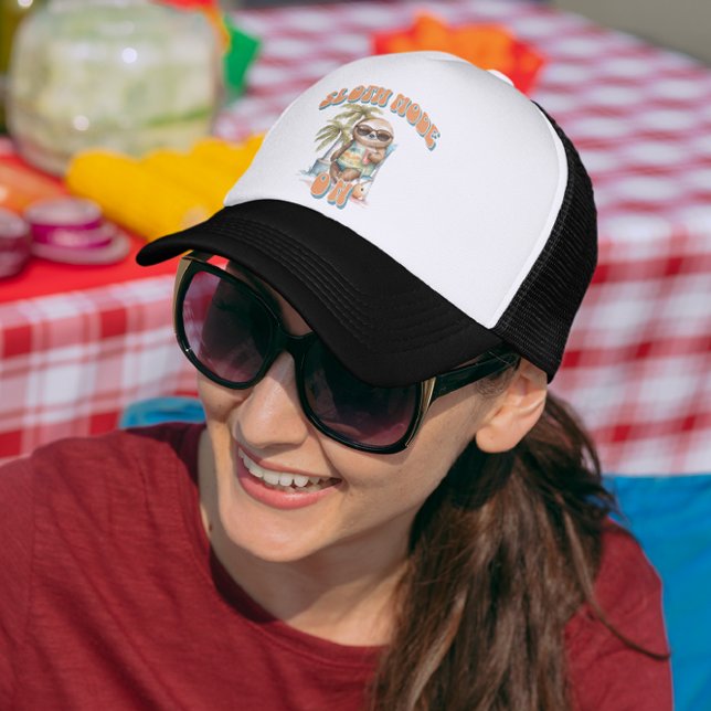 Casquette Mode Fente Sur Chapeau De Trucker Lover Sloth (Créateur téléchargé)