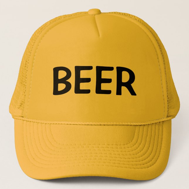 Casquette Mode masculine Baseball Nouveauté BIÈRE (Devant)