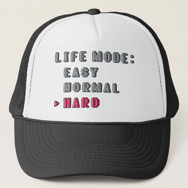 Casquette Mode vie dur (Devant)