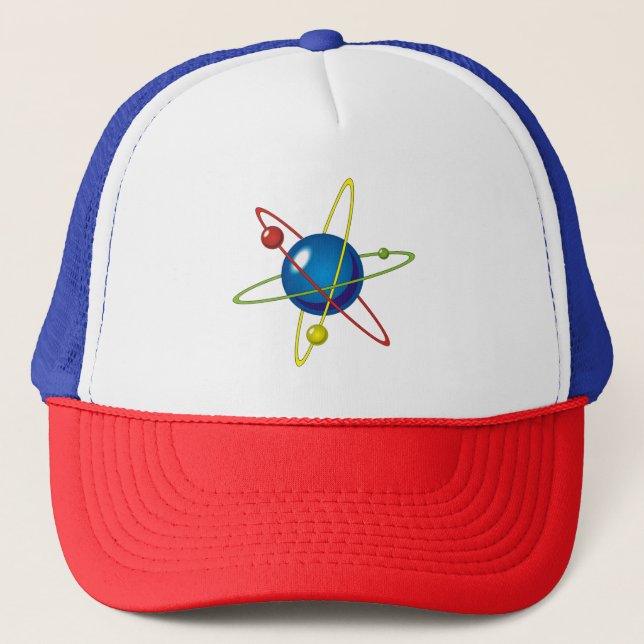 Casquette Modèle coloré de l'Atom (Devant)