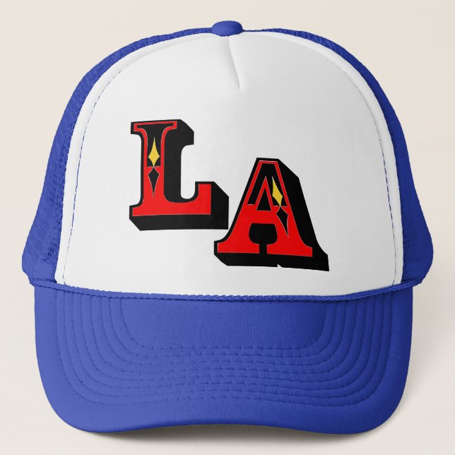Casquette ・° Modèle - Cool LA Logo Stylish Trucker Hat§ ・° (Devant)