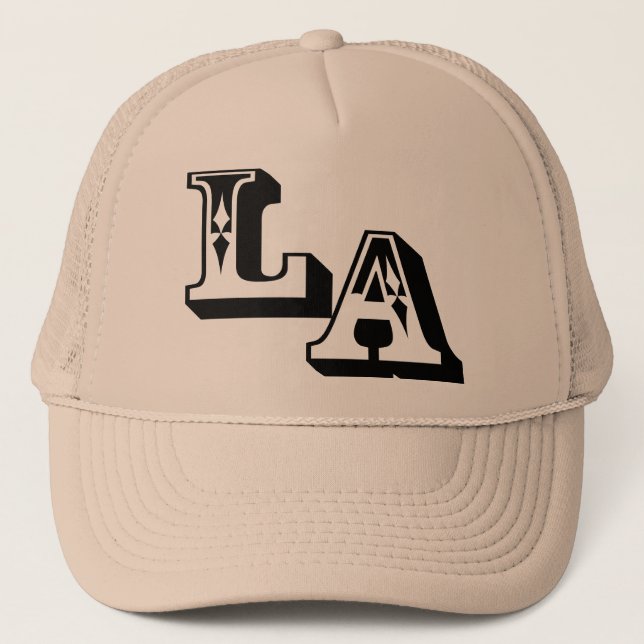 Casquette ・° Modèle - Cool LA Logo Stylish Trucker Hat§ ・° (Devant)