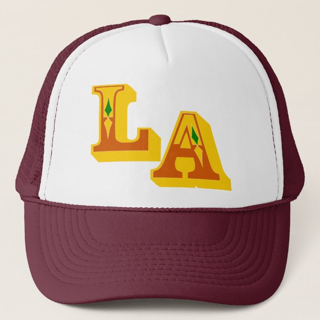Casquette ・° Modèle - Cool LA Logo Stylish Trucker Hat§ ・° (Devant)