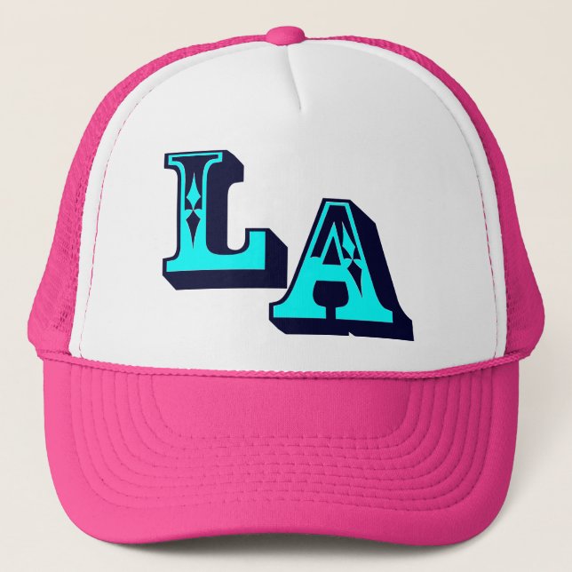 Casquette ・° Modèle - Cool LA Logo Stylish Trucker Hat§ ・° (Devant)