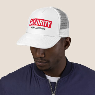 Casquette Modèle de sécurité texte personnalisé Unisex femme