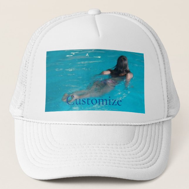 Casquette Modèle féminin natation Thunder_Cove (Devant)