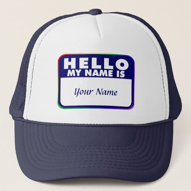 Casquette Modèle nommé d'étiquette (Devant)