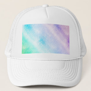 Casquette Modèle vitreux ombre Blue Purple Glitter