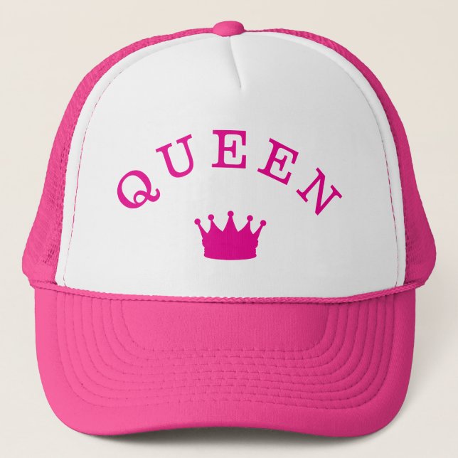 Casquette moderne avec écriture Crown de la Reine (Devant)