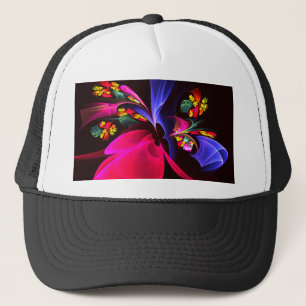 Casquette Moderne coloré Floral Abstrait Art Motif #06