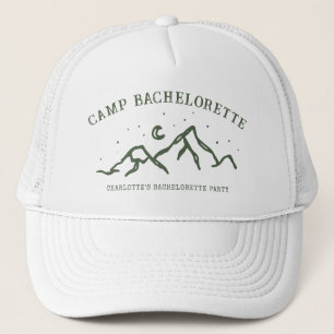 Casquette Moderne Simple Camping Week-end Bachelorette Party