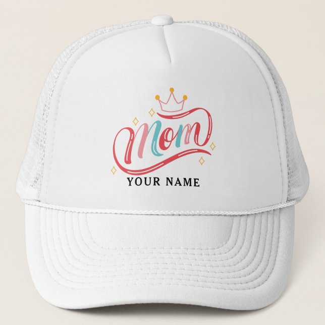 Casquette Moderne Simple Je t'aime Maman (Devant)