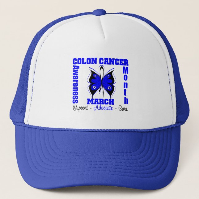 Casquette Mois de sensibilisation au cancer du côlon (Devant)