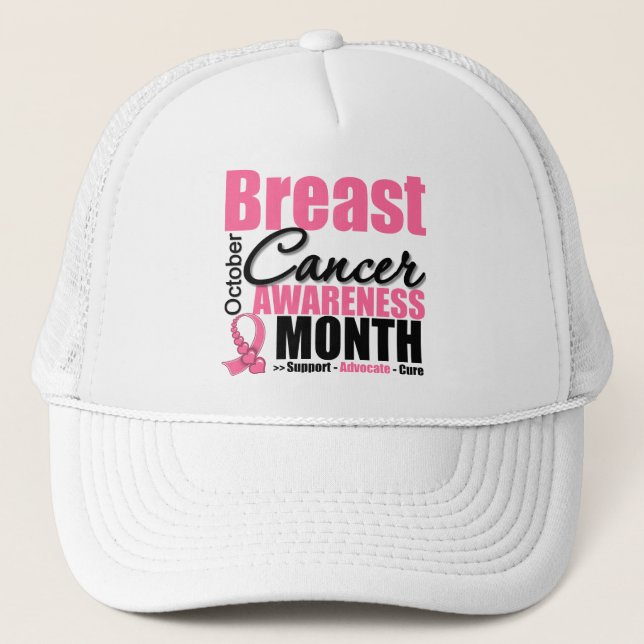 Casquette Mois de sensibilisation au cancer du sein - Octobr (Devant)
