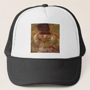 Casquette Moïse de Rembrandt & Citation Biblique