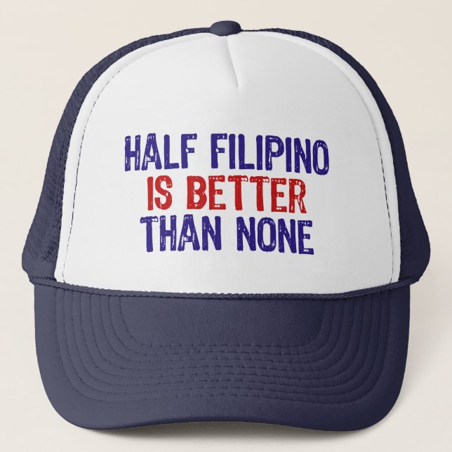 Casquette Moitié philippin (Devant)