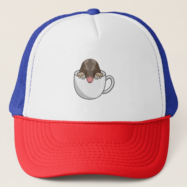 Casquette Mole avec la coupe de café (Devant)