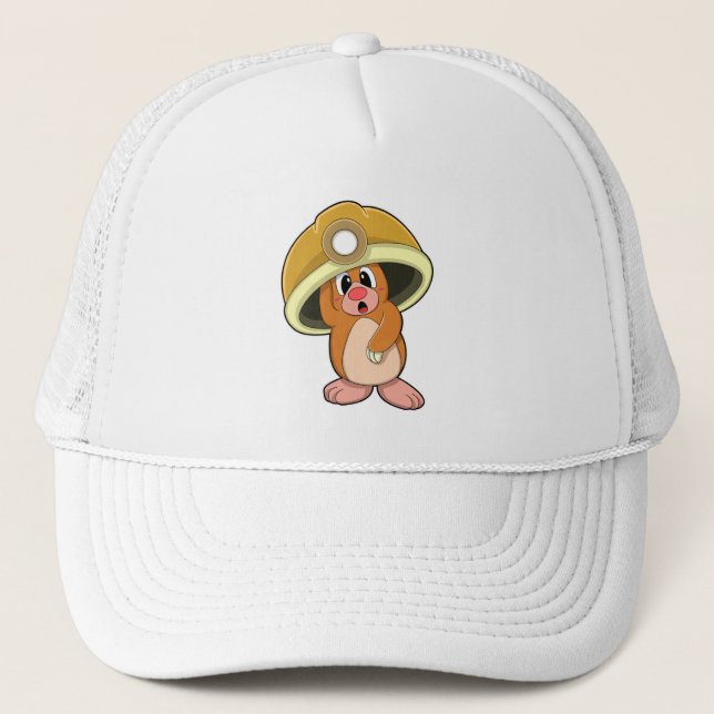 Casquette Mole comme mineur avec casque (Devant)