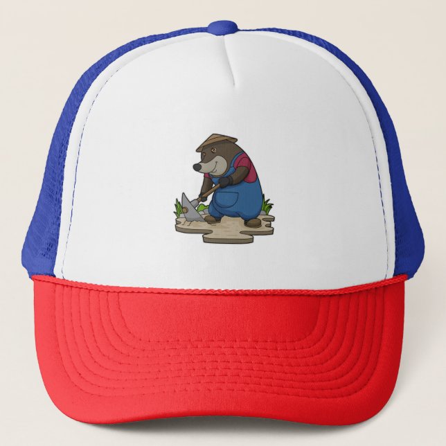 Casquette Mole en tant qu'agriculteur (Devant)