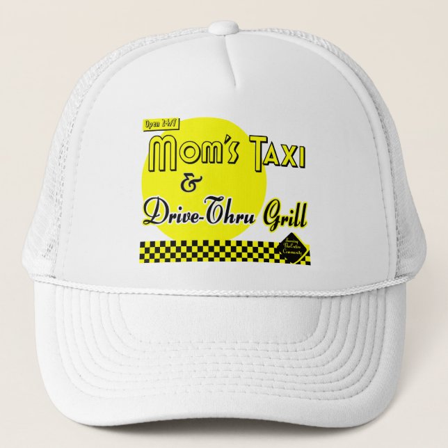 Casquette Moms Taxi et Drive-Thru Grill (Devant)