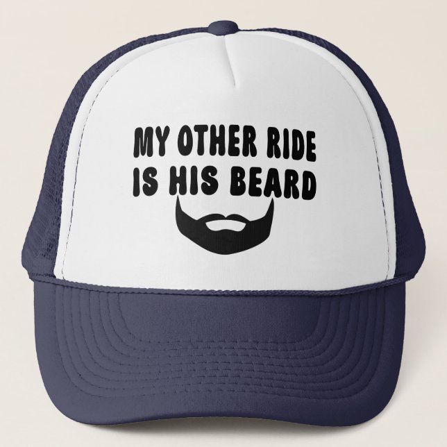 Casquette Mon Autre Balade Est Sa Barbe Moto Biker Beard (Devant)