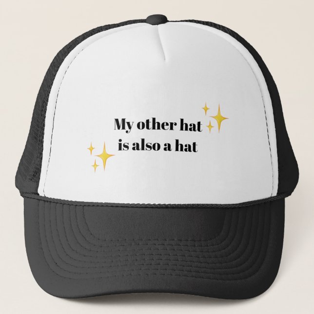 Casquette Mon autre chapeau  (Devant)