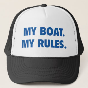 Casquette Mon Bateau. Mes Règles.