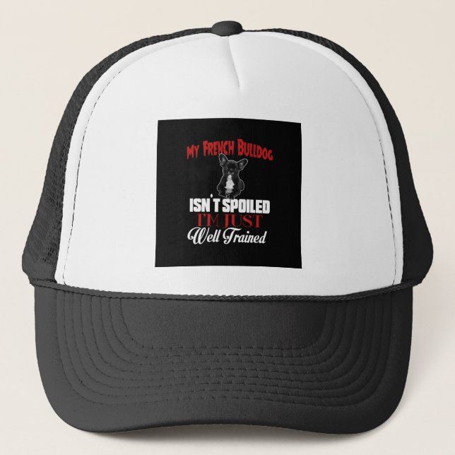 Casquette Mon Bouledogue Français n'est pas gâté (Devant)