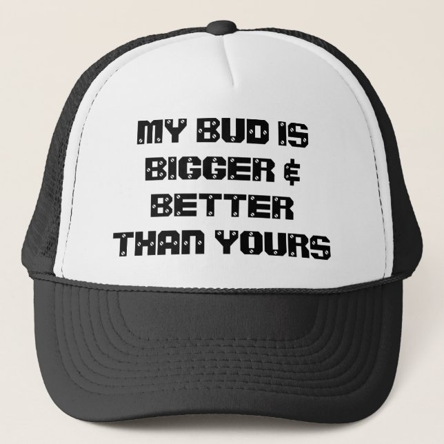 CASQUETTE MON BOURGEON ISBIGGER ET BETTERTHAN VÔTRE (Devant)