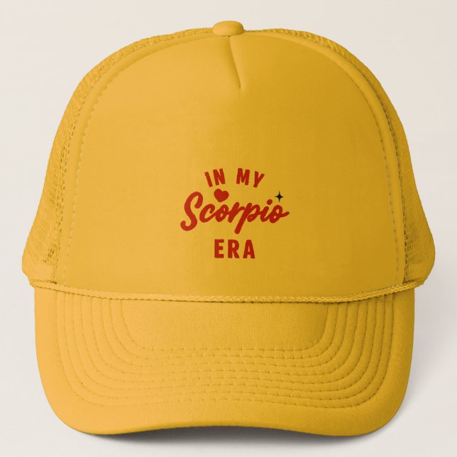 Casquette mon chapeau d'ère Scorpion, cadeau d'anniversaire  (Devant)