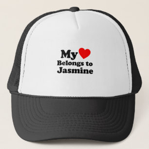 Casquette Mon coeur appartient à Jasmine