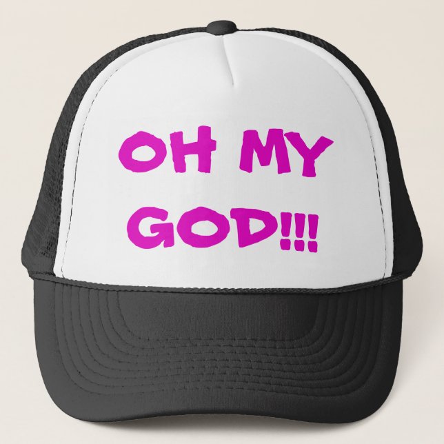 Casquette Mon Dieu ! ! ! Chapeau de camion (Devant)