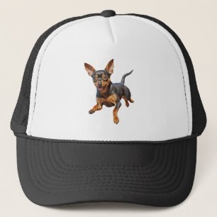 Casquette Mon épagneul nain pinscher minpin chiot chien heur