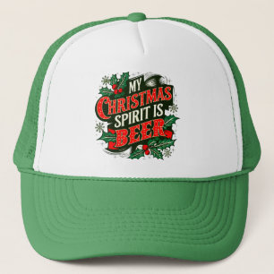 Casquette Mon esprit de Noël est bière-89379