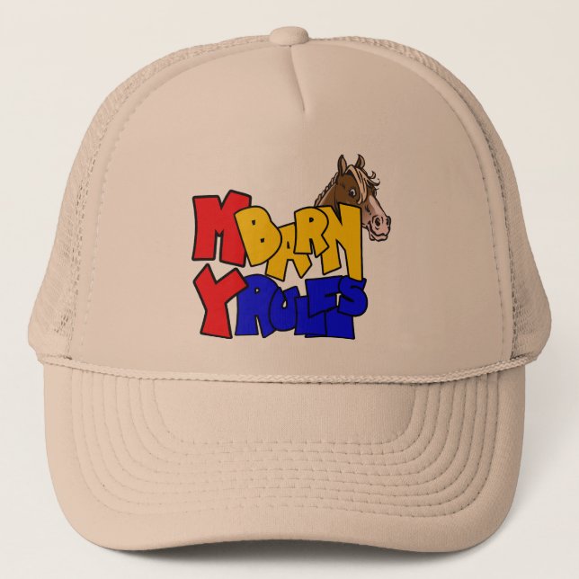 Casquette Mon étable Mes règles Cheval 2 (Devant)