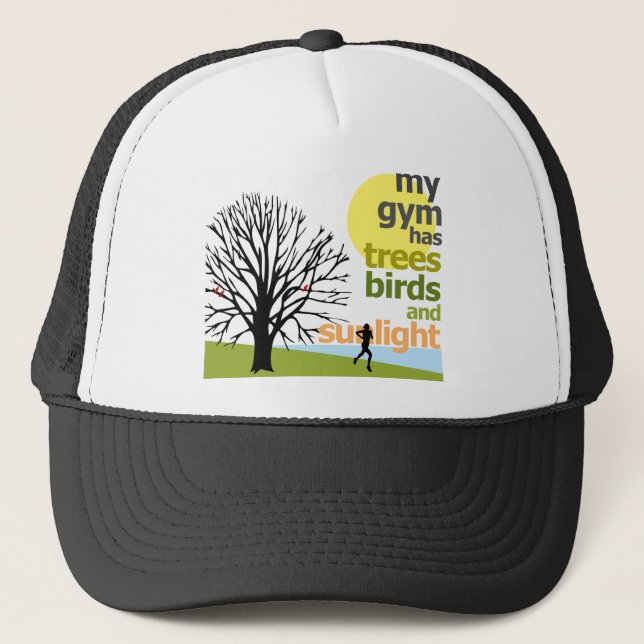 Casquette Mon gymnase a des arbres (Devant)