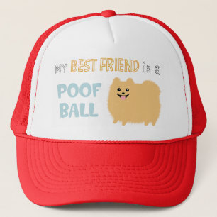 Casquette Mon meilleur ami est une BOULE DE POILS - Pomerani