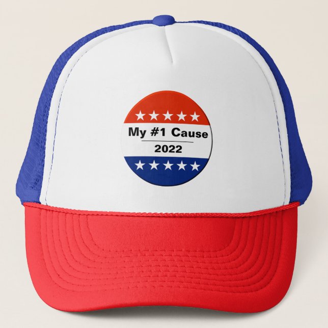 Casquette Mon numéro d'élection 2022 Trucker Hat (Devant)