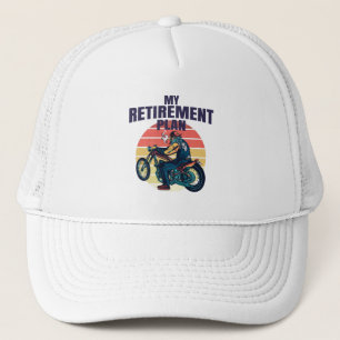 Casquette Mon plan de retraite moto