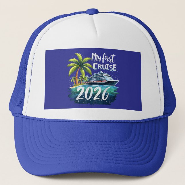 Casquette Mon Premier Voyage en Mer 2026 (Devant)